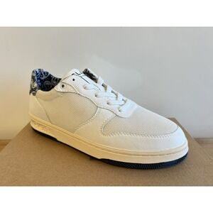 NIB CLAE Malone Lite Sneakers / Ocean White & Paisley / Men's 6